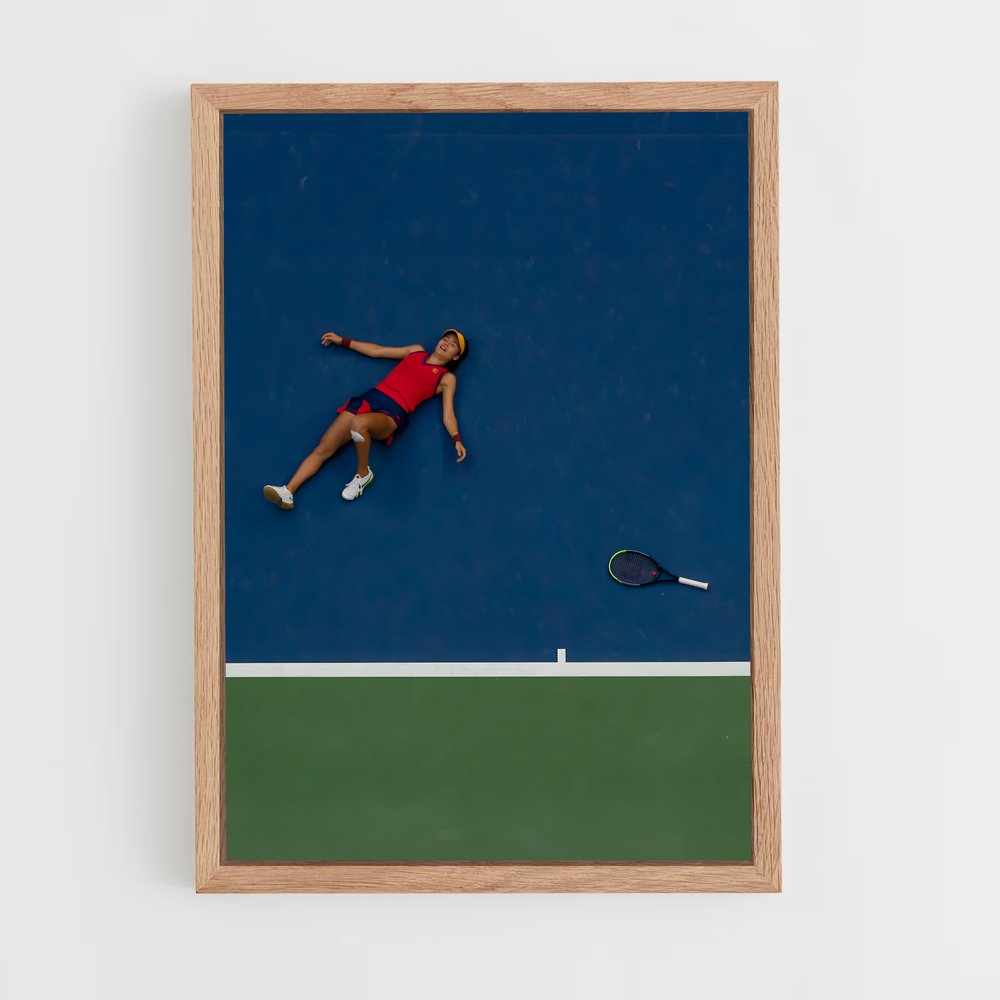 Poster La Chute du Match – affiche Tennis (vue 4)